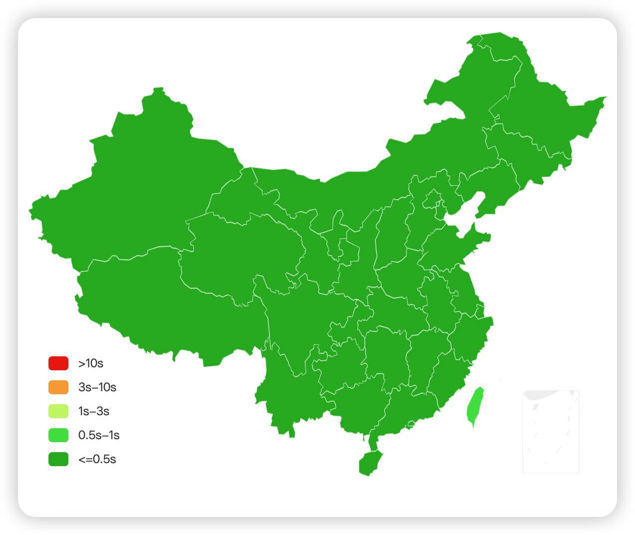 处理后：地图全绿